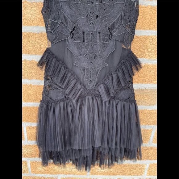 Jonathan Simkhai Lace and Tulle Mini Dress small - Picture 4 of 14